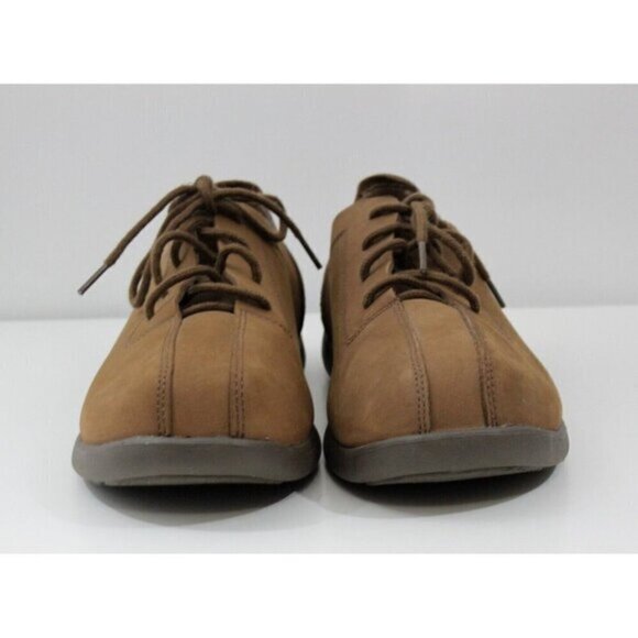 Crocs Men Shoes Venture Loafer Casual Lace Up Nubuck Leather Brown Size 10 - Picture 2 of 15